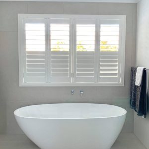 Shutters in a bathroom | Featured Image for the Window Shutters Page of Blindo